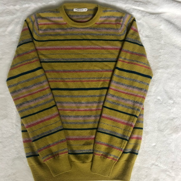 Extra Fine Merino Wool Striped Sweater - Picture 2 of 5